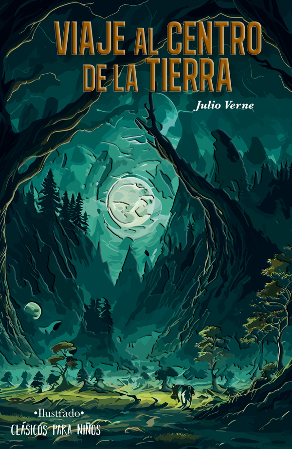 Portada de Viaje al centro de la tierra 