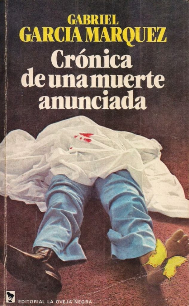 Portada de Crónica de una Muerte Anunciada 