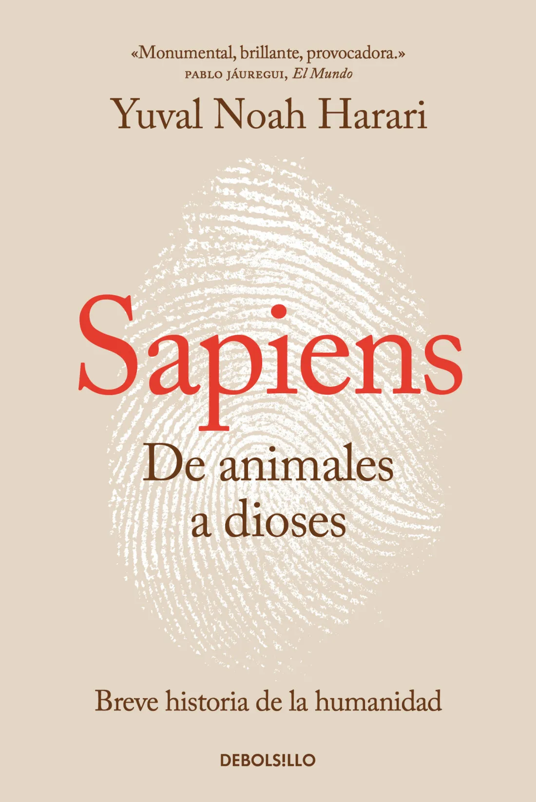 Portada de Sapiens: De animales a dioses 